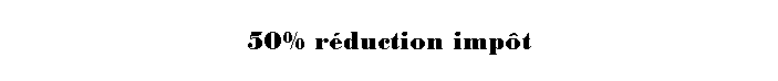 50% rduction impt